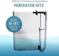UNIWATER 4db Vízszűrő Patron Jura Kávéfőzőhöz 2009-ig Fehér Patron 6