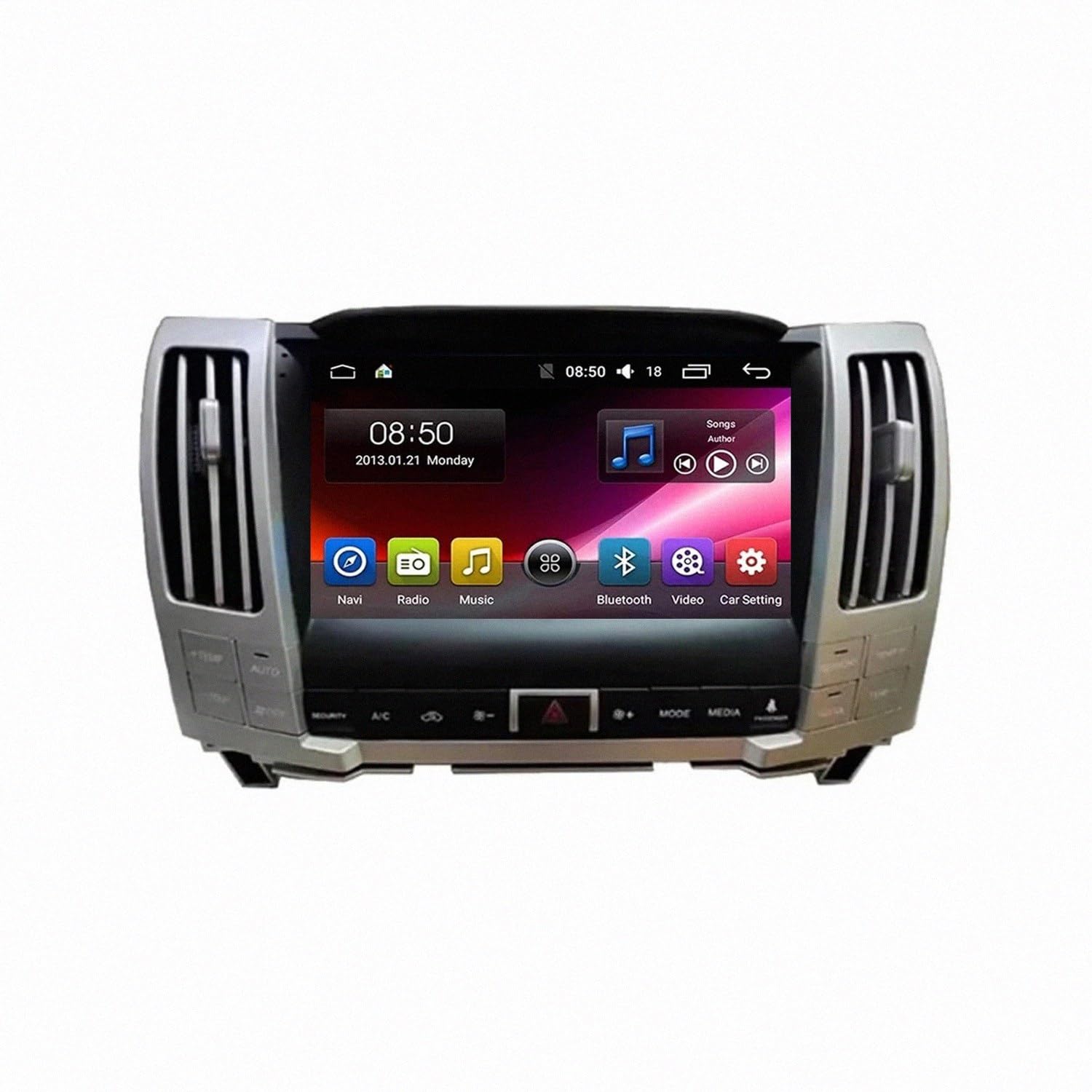 Radio de coche para Lexus RX con CarPlay Airplay y pantalla Mirror Link integrada 8