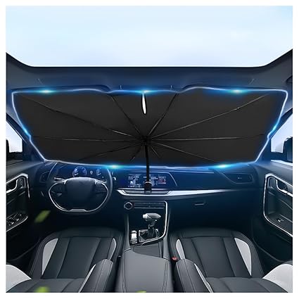 Car Windshield Sun Shade,Foldable Car Shade Umbrella for Blocking Sunlight & Insulating Heat