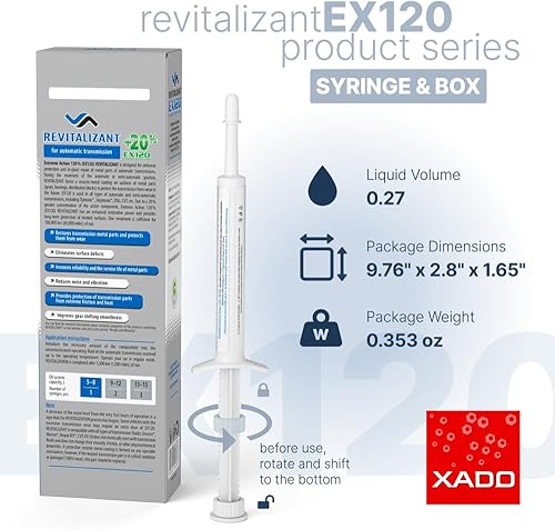 Miniatura 2 de XADO EX120 revitalizador para transmisiones automáticas (caja, jeringa 8 ml)