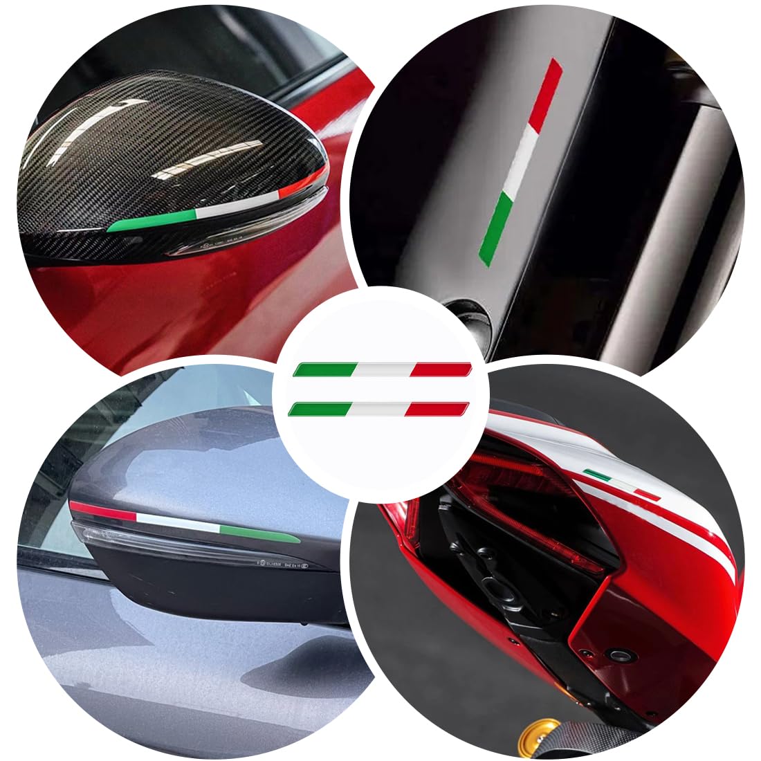 Adesivi Nome Con Bandiera Per KART (2 Pezzi) • Cri Helmet Shop - Foto 3