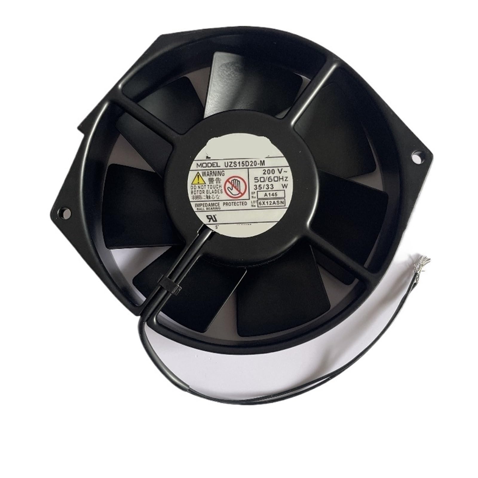 GJEXXPTST UZS15D20-M 200V 35/33W 172 * 150 38mm Fan