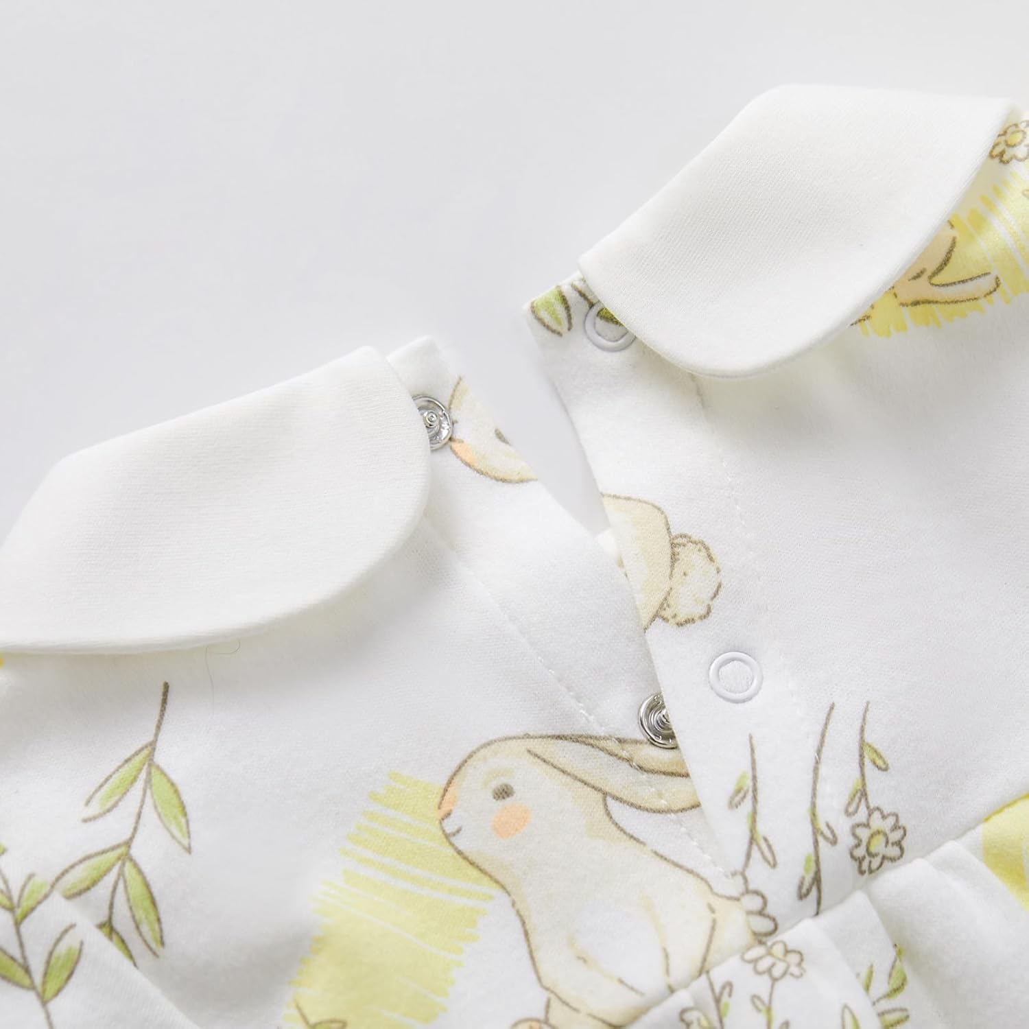 pureborn Baby Girls Boys Bodysuit Super Soft Cotton Romper 0-24 Months - Image 3