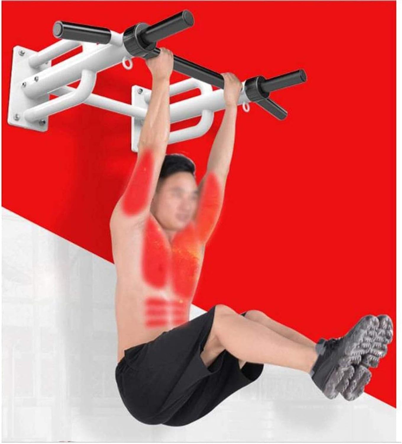 Pull Ups Pull up Bar Strength Training Equipment Pull-Up Bars Horizontal Bar Stainless Steel Training Home Fitness Fitness Gym Home Exercise for Home Gym Strength Training Workout Equipment
