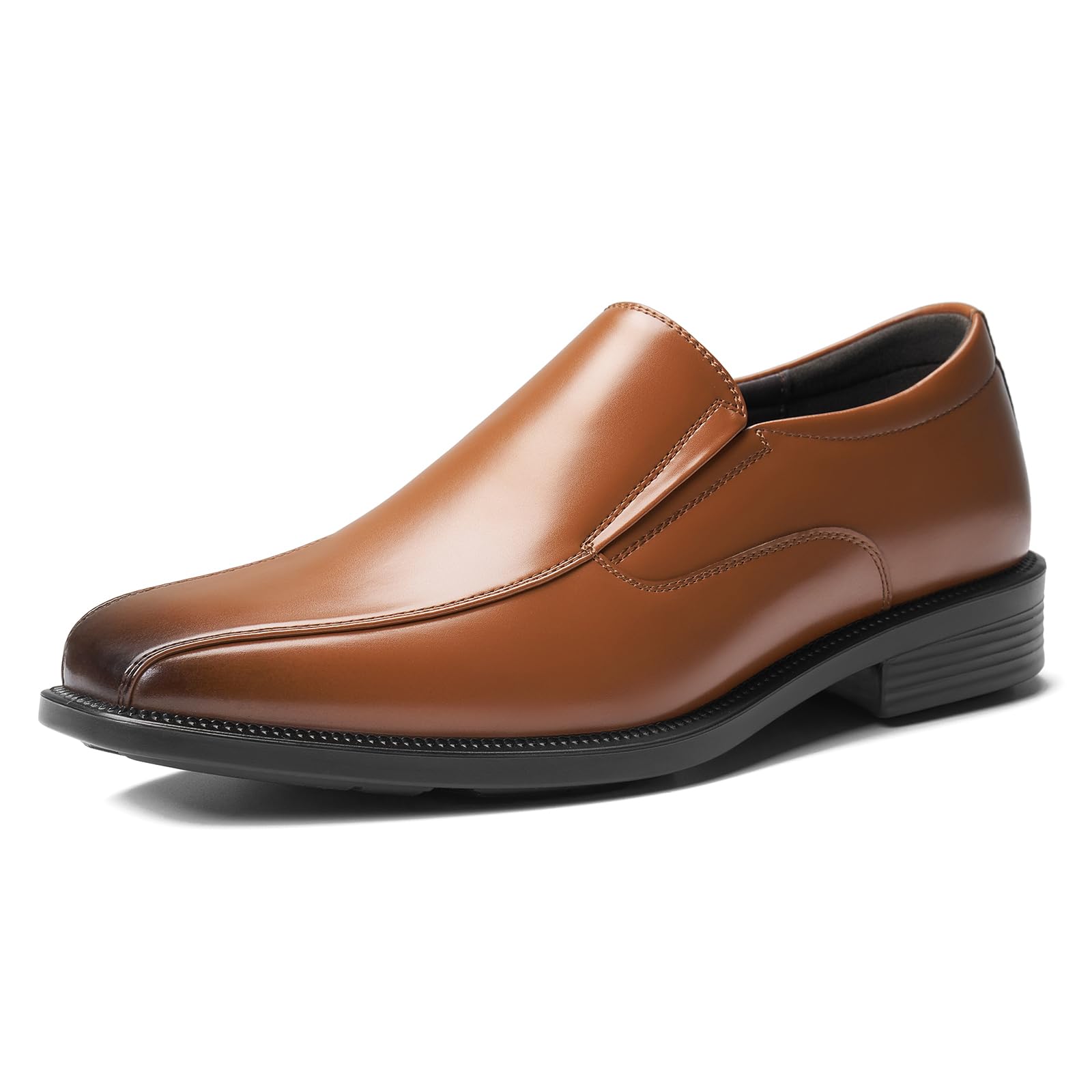 HEEZ Men's Black Dress Shoes, Comfortable Slip On Loafers Casual, Non Slip Oxfords for Formal Business Office Wedding — view 7