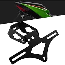Fender Eliminator License Plate Holder for Kawasaki ZX6R ZX-6R | Tail Tidy License Plate Bracket, Tail Mount for Kawasaki Ninja ZX-6R ZX636 2024 2025, Matte Black