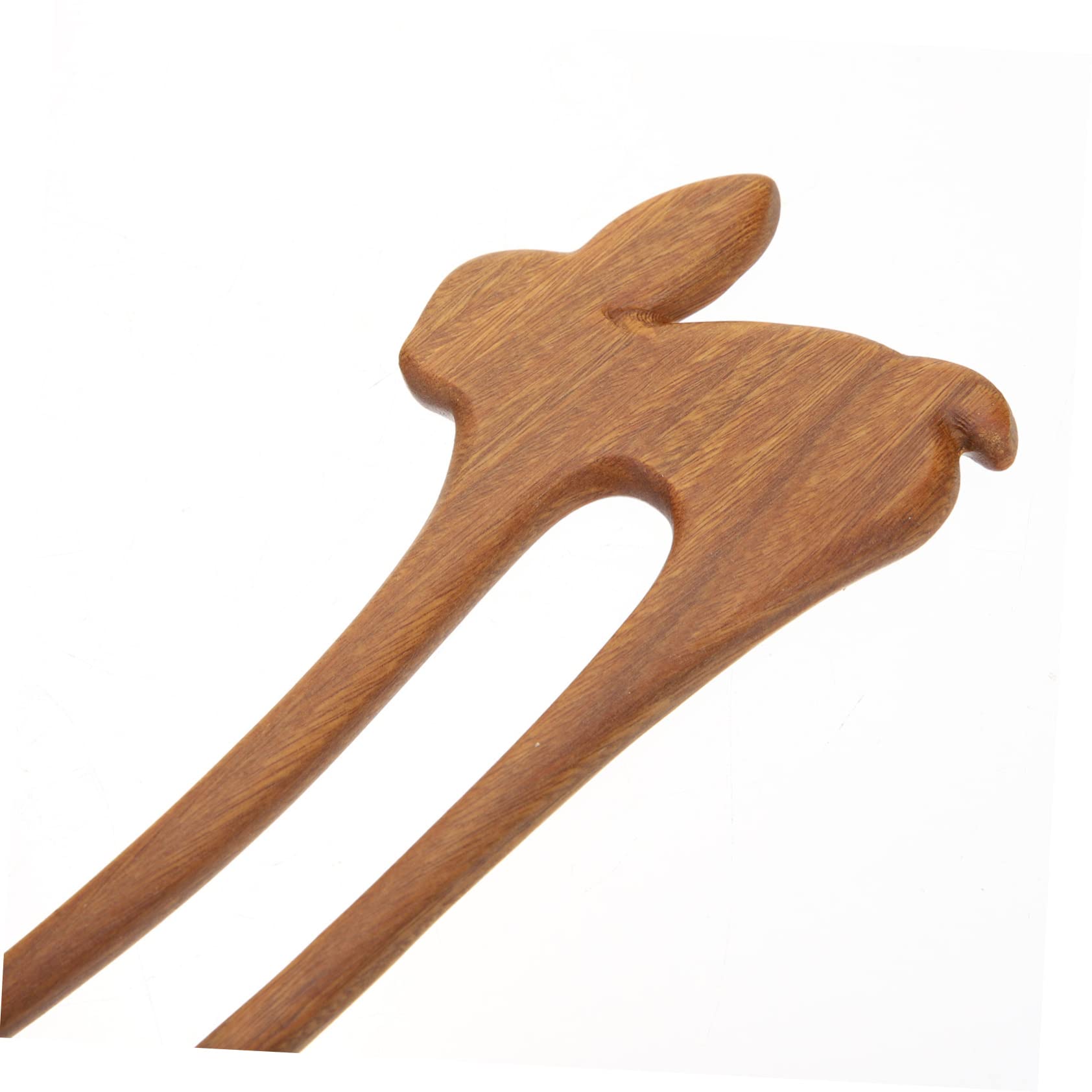 FRCOLOR 3 Piezas Horquilla De Conejito Pasador De Pelo De Las Mujeres Chicas Palillos Para El Cabello Para Mujeres Accesorios Para El Cabello De Niña Perder Sombrerería Antiguo De Madera