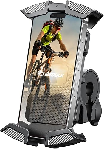 Miniatura 9 de Soporte para teléfono de bicicleta, soporte para teléfono de motocicleta, abrazadera para manillar de motocicleta, clip de teléfono para scooter