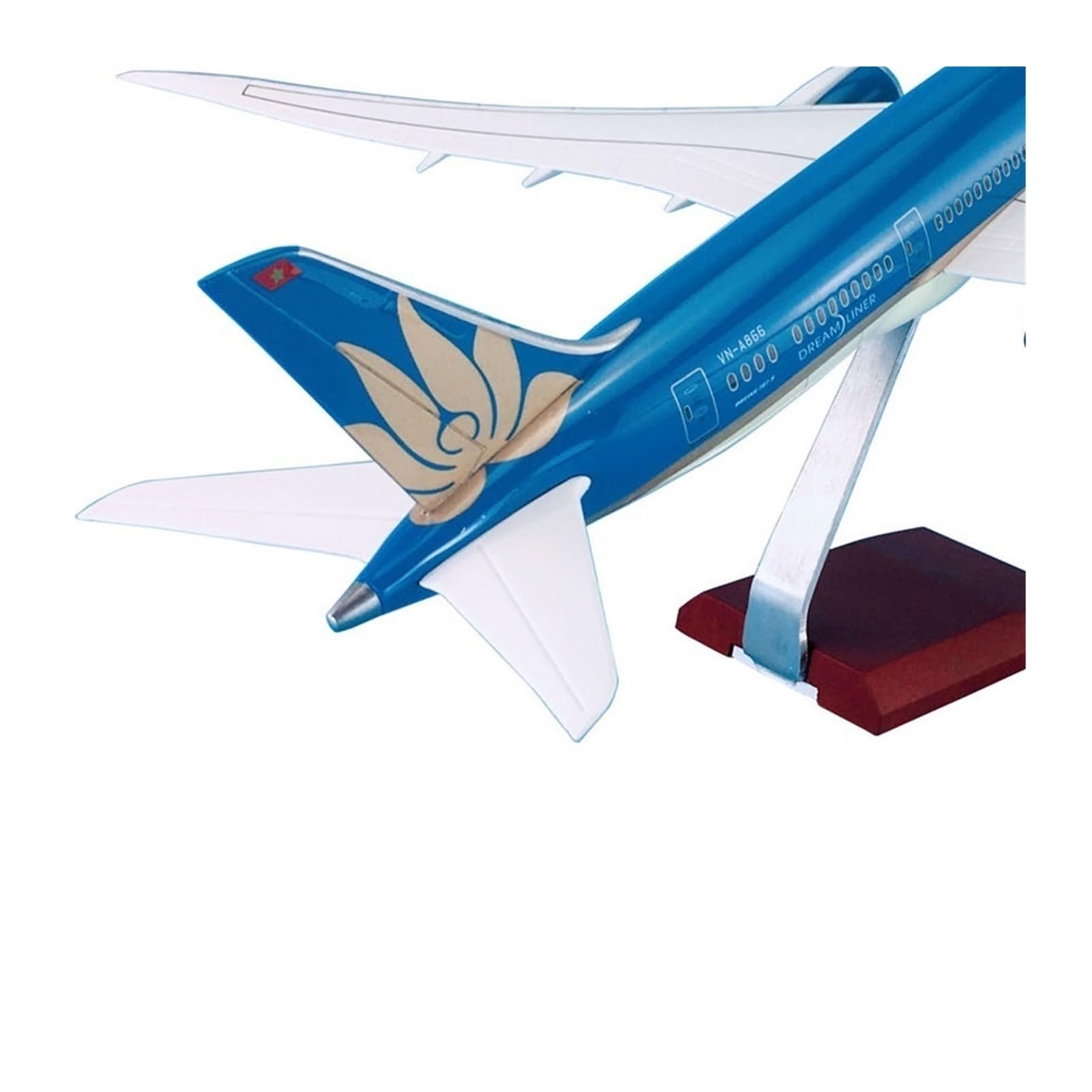 Modello di Aereo in lega 1 130 Aereo Con Ruote Per Boeing B787-9 Vietnam Airlines Modello Di Statico 43 Cm
