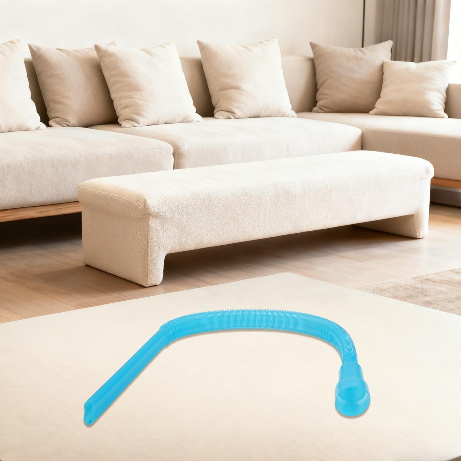 Dryer Vent Cleaner Hose Kit, 1-Piece Extra-Long Flexible Vacuum Attachment for Removing Lint from Dryer Vents, Refrigerator Coils, Tight Gaps and Window Slides to Help Prevent Fires - 4