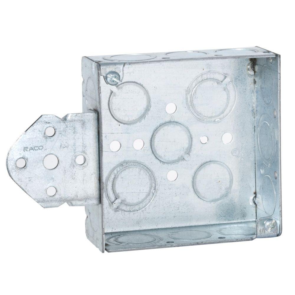 1-1/2 in. Deep 21 cu. in. 4 in. Square Box (10-Pack)