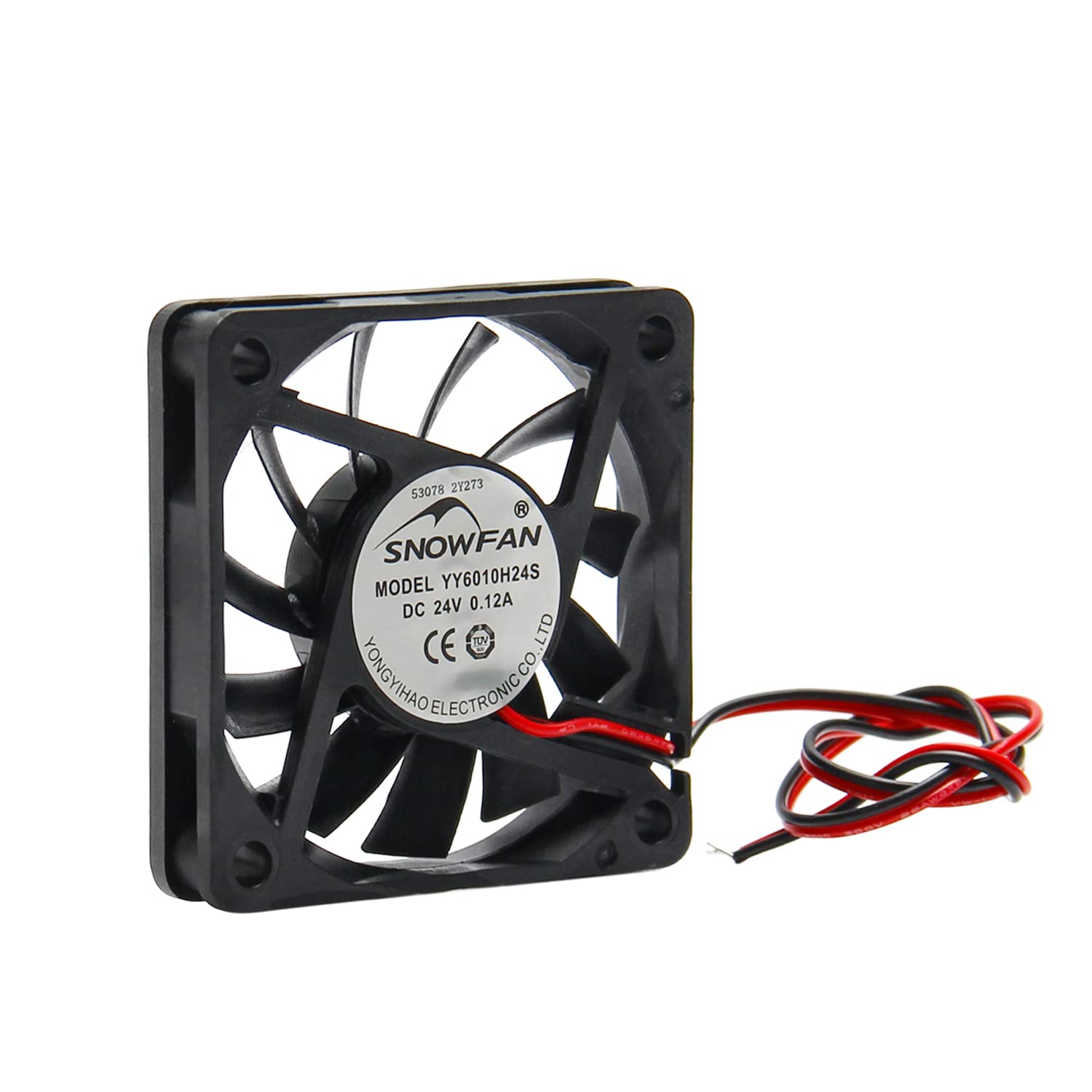 Fielect 12V Brushless DC Cooling Fan 80x80x38mm Mini Cooling Fan Long Life Sleeve Bearing Computer Case Cooling Fan,1.5A 1Pcs