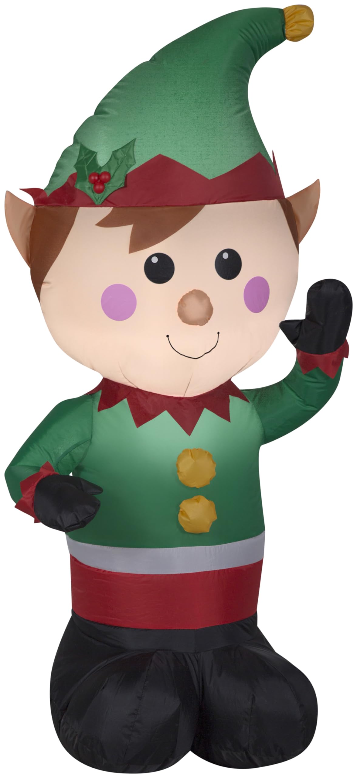 Amazon.com: Gemmy Christmas Inflatable Elf, 4 ft Tall, Multi
