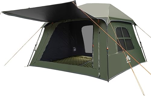 Tienda de campaña para un 1 a 2 personas ligera impermeable para camping y senderismo, tienda para adultos niños exploradores fácil configuración de