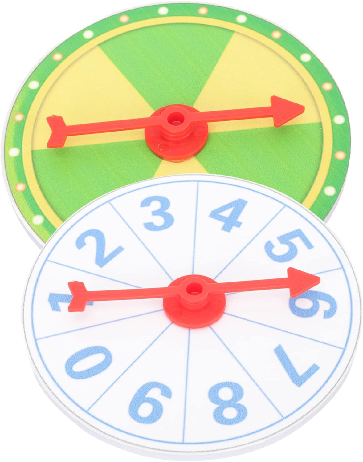 10pcs Handheld Game Wheel of Fortune Lottery Prize Wheel for Parties Adult Roulette Blank Spaces for Custom Awards