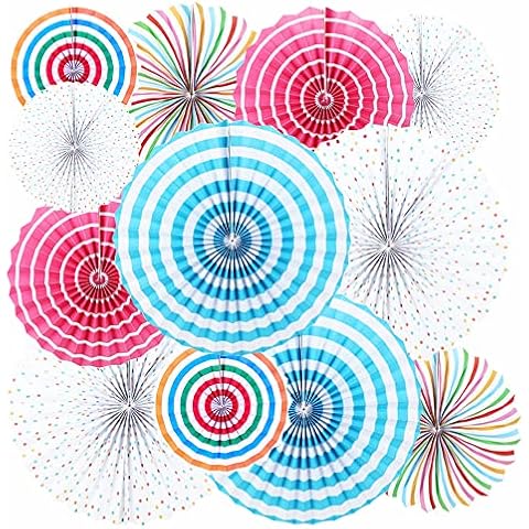 YBwanli Paper fans (white blue) Cover