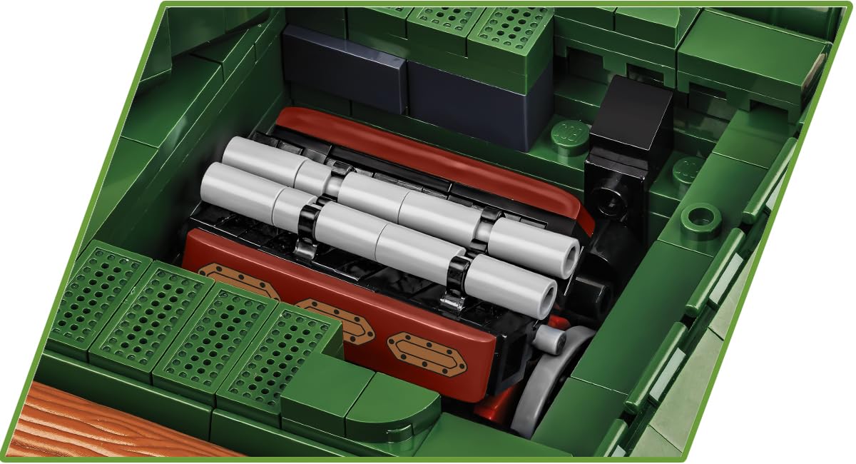 COBI Historical Collection WWII is-2 Heavy Tank (3-in-1) Tank, Army Green - Image 9