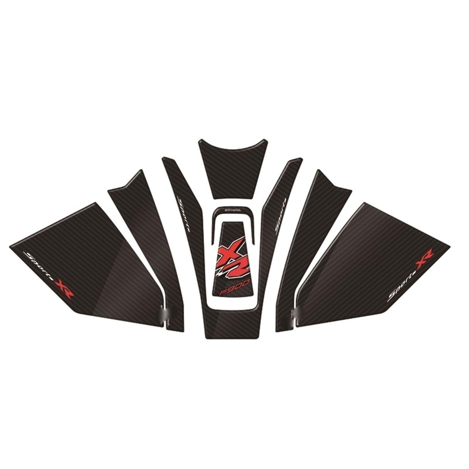 Motorcycle Tank Pad Stickers Decals Gas Fuel Knee Grip Traction Side for BMW F900XR 2020 F900 Xr Streetfighter(Color5)