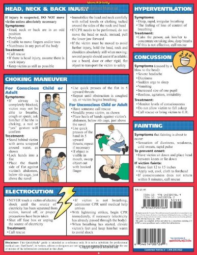 First Aid (Quick Study Health) #TOP1