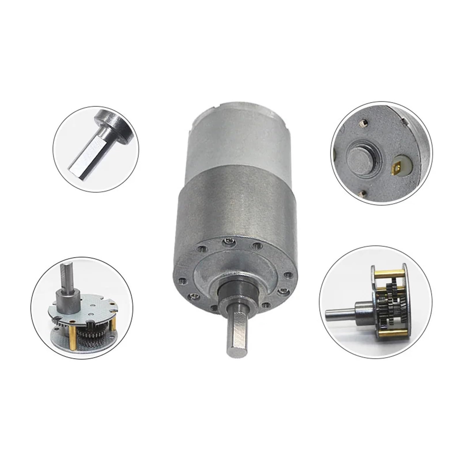Silnik z przekładnią metalową 12 V JGB37-3530 Przekładnia redukcyjna CW CCW(111 RPM)