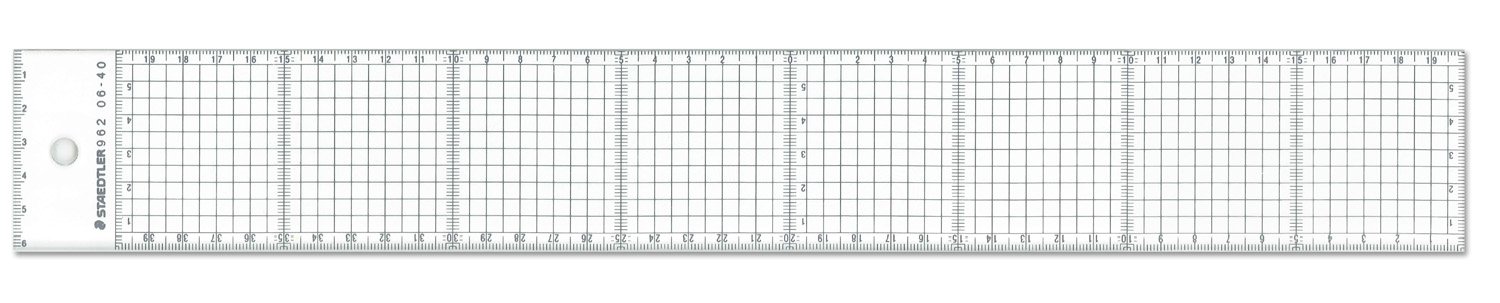 Staedtler Ruler Square Cutting 15.7 inches (40 cm) 962 06-40