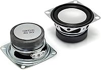 Vista 1 de Gikfun 2" 4Ohm 3W Full Range Audio Speaker Stereo Woofer Loudspeaker for Arduino (Pack of 2pcs) EK1725
