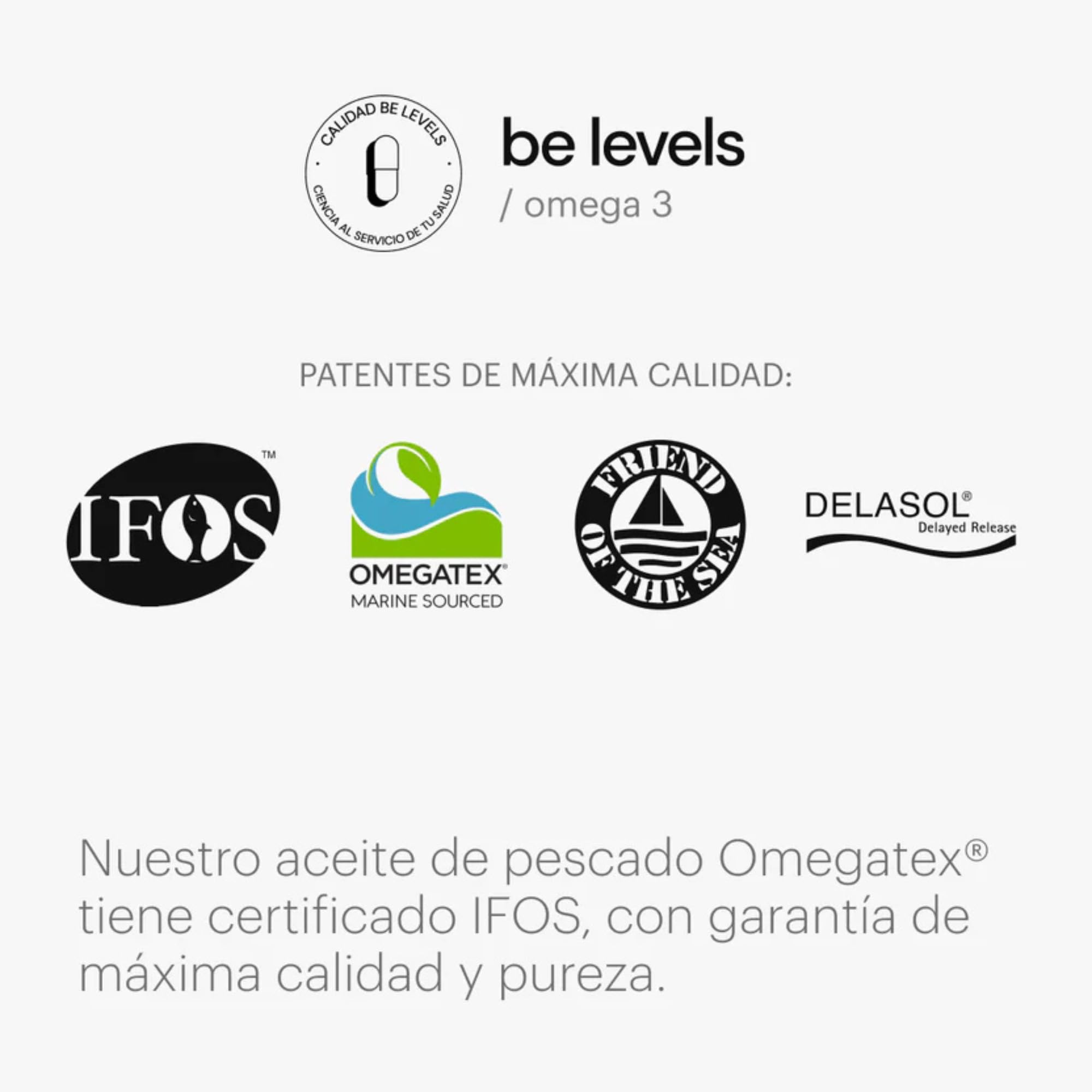 Omega 3 IFOS EPA 750 DHA 1050 90 Perlas Aceite de Pescado be levels