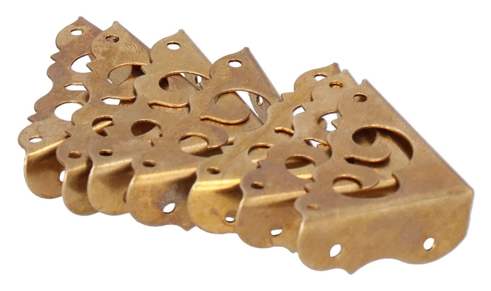 Protectores de esquinas, Esquinas decorativas de bronce antiguo la caja