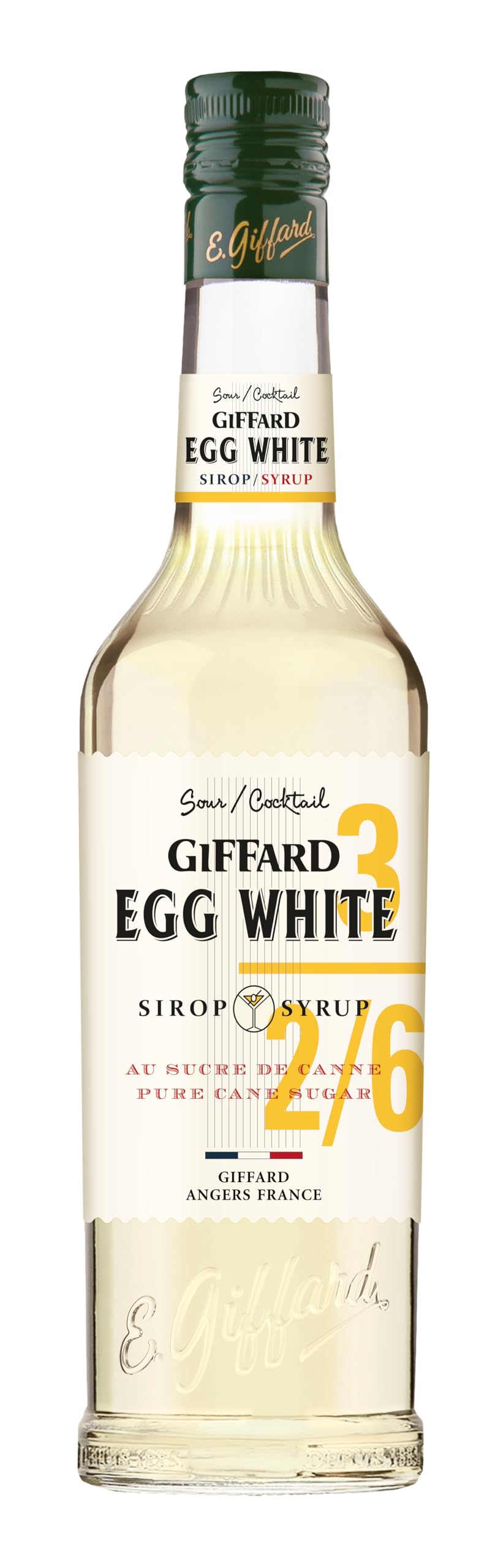 Giffard Egg White Syrup | Vegan Cocktail Foamer Sirop, 70cl, Alcohol-Free