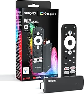 STRONG SRT41 Stick 4K Google TV: Netflix e Prime Video subito