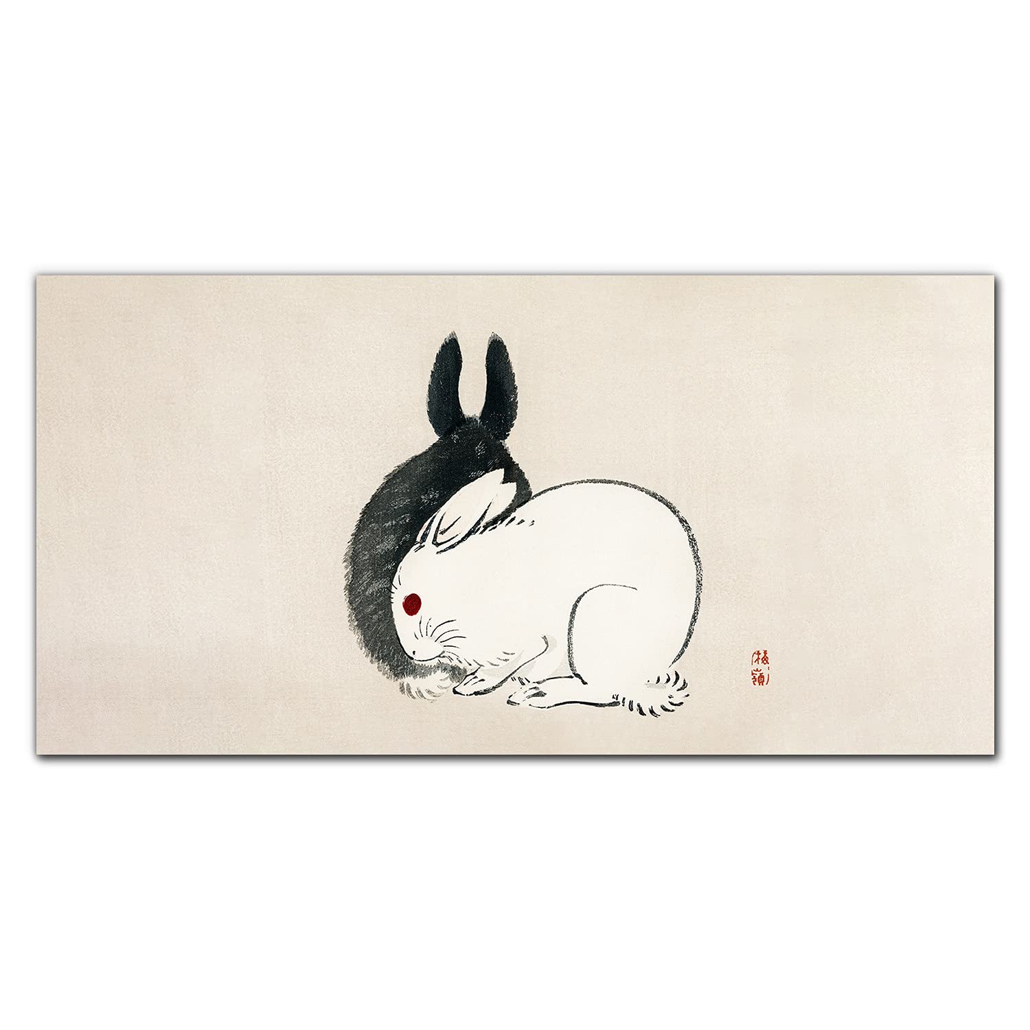 Crédence de cuisine en verre trempé anti projection motif lapin