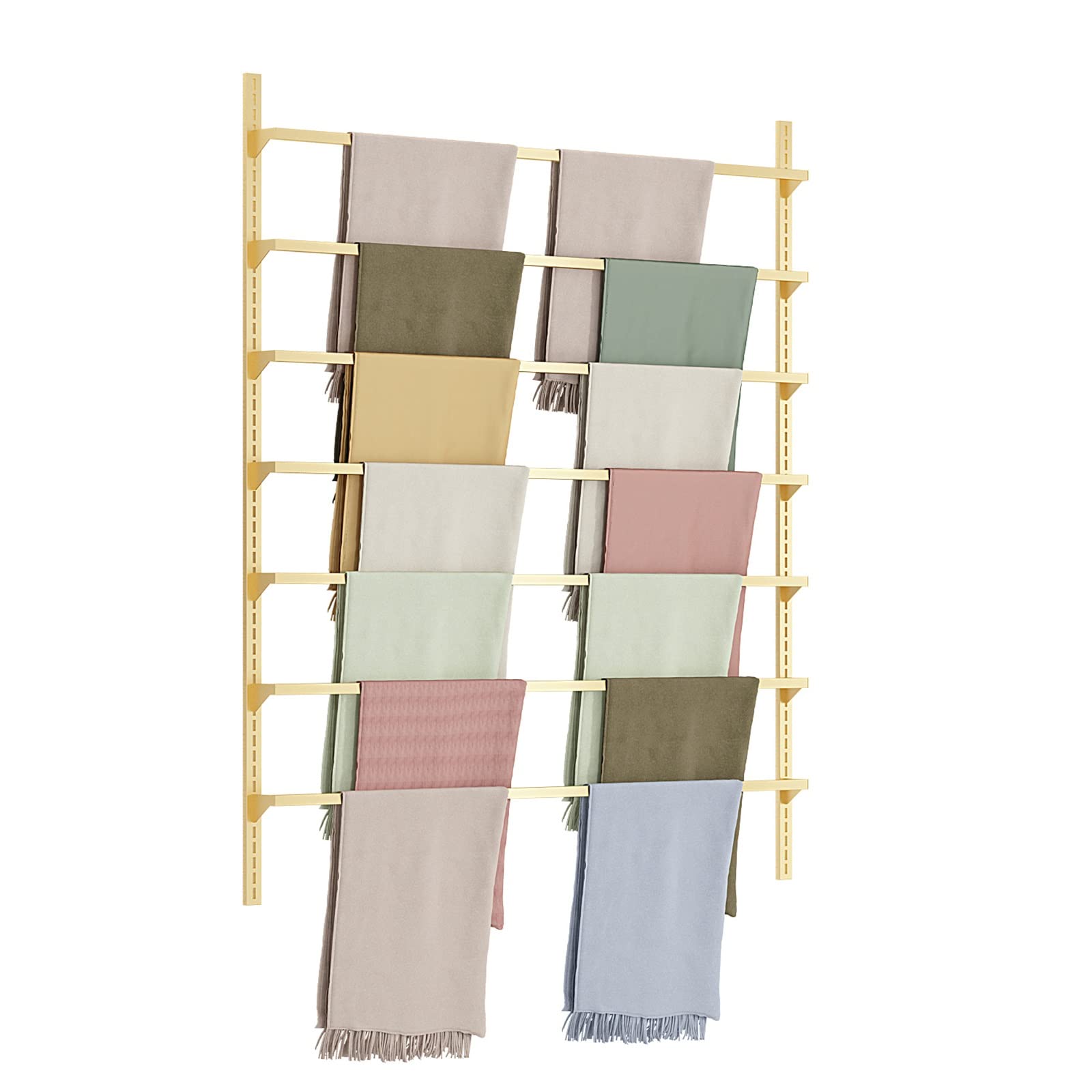 Organisateur moderne en métal pour foulards écharpes et rubans de fleuriste