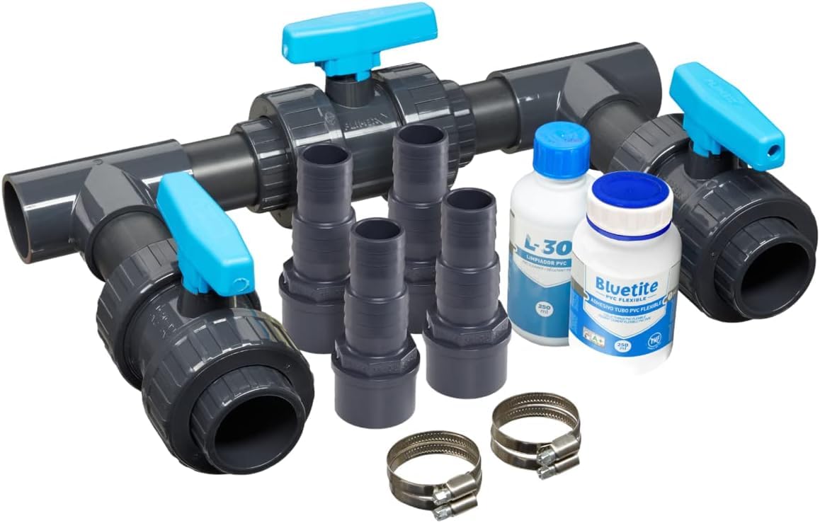 Bypass-Set Basic Deluxe - Pool + Solar + Wärmepumpen