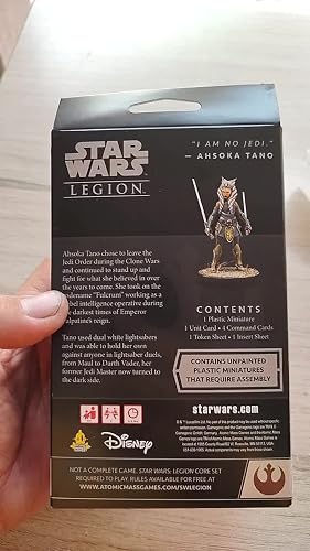 Star Wars Légion : Ahsoka Tano Extension D'Agent - Miniature Atomic Mass Games (Version Espagnol)