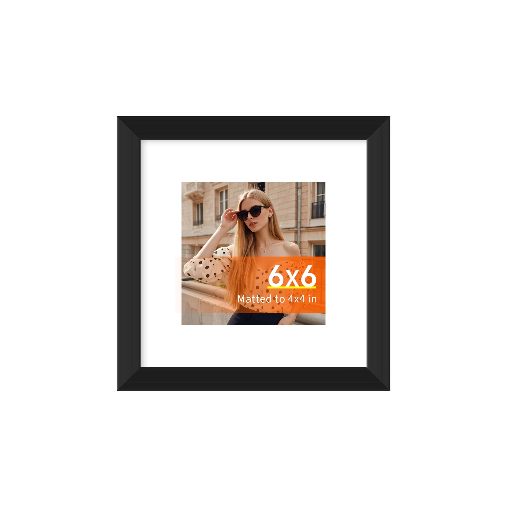 Arrow king 11x14 Black Picture Frame, Display Pictures 8x10 with Mat or 11x14 Without Mat, Wall or Tabletop Display with Stand, 1 Pack — view 12