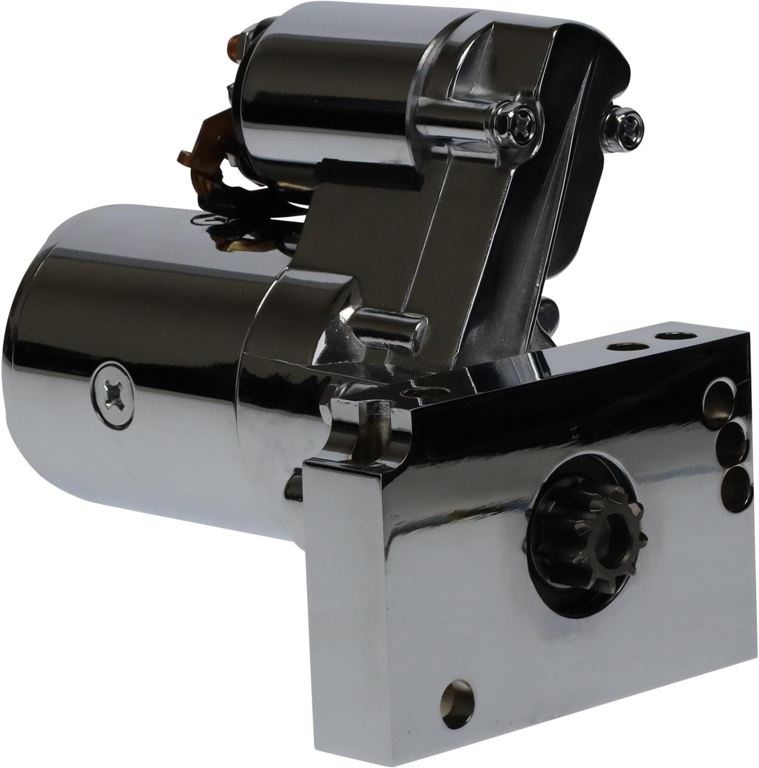 OEG Parts New Chrome Starter Mini Super Torque Hi-Performance Compatible with Chevy Small & Big Block V8 SBC BBC 305 350 400 454 153 168 Tooth Series Hitachi PP106 PSL100 S100 PP-106