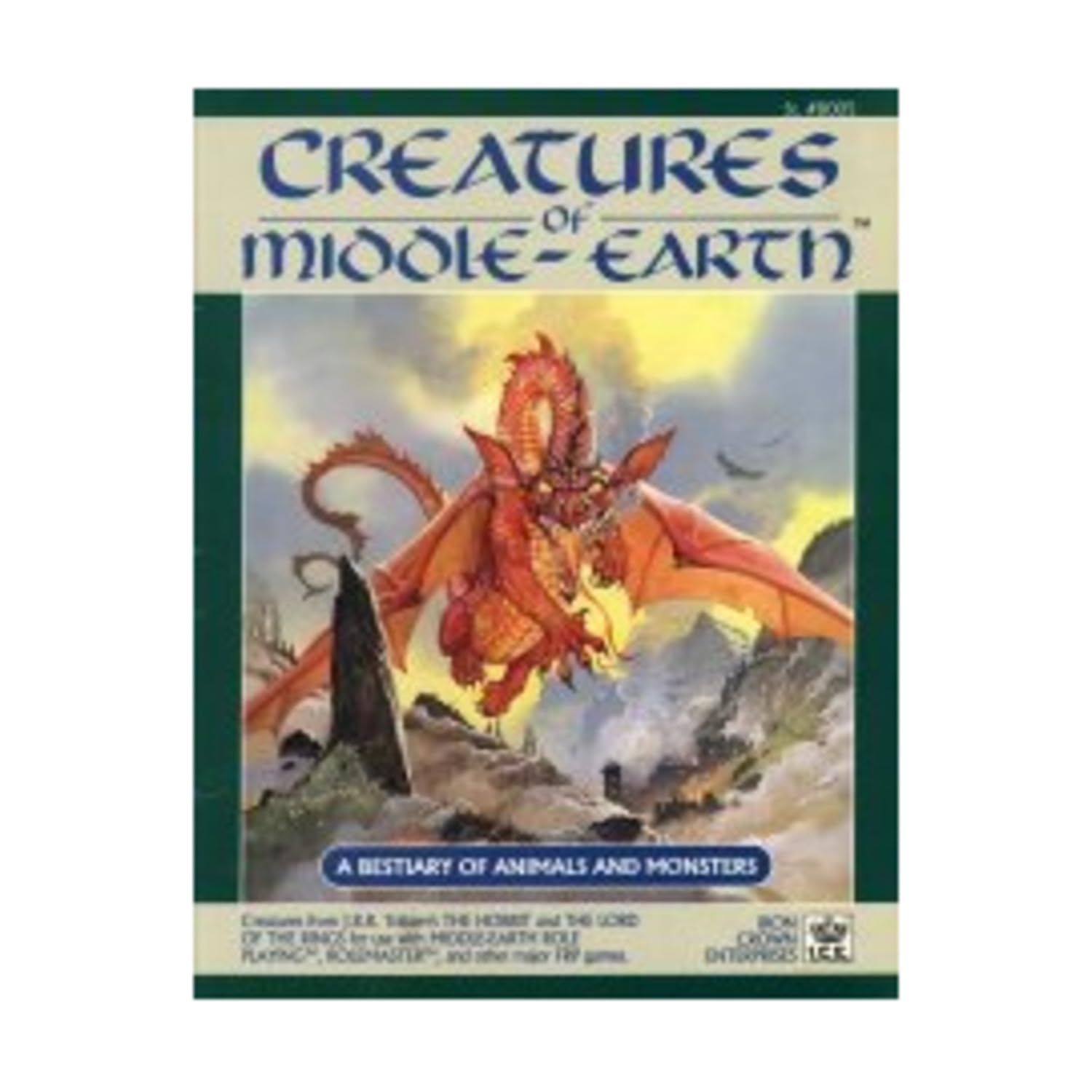 Buy Creatures of Middle-Earth (Middle Earth Game Rules, Intermediate Fantasy Role Playing, Stock No. 8005) — BookShops.in