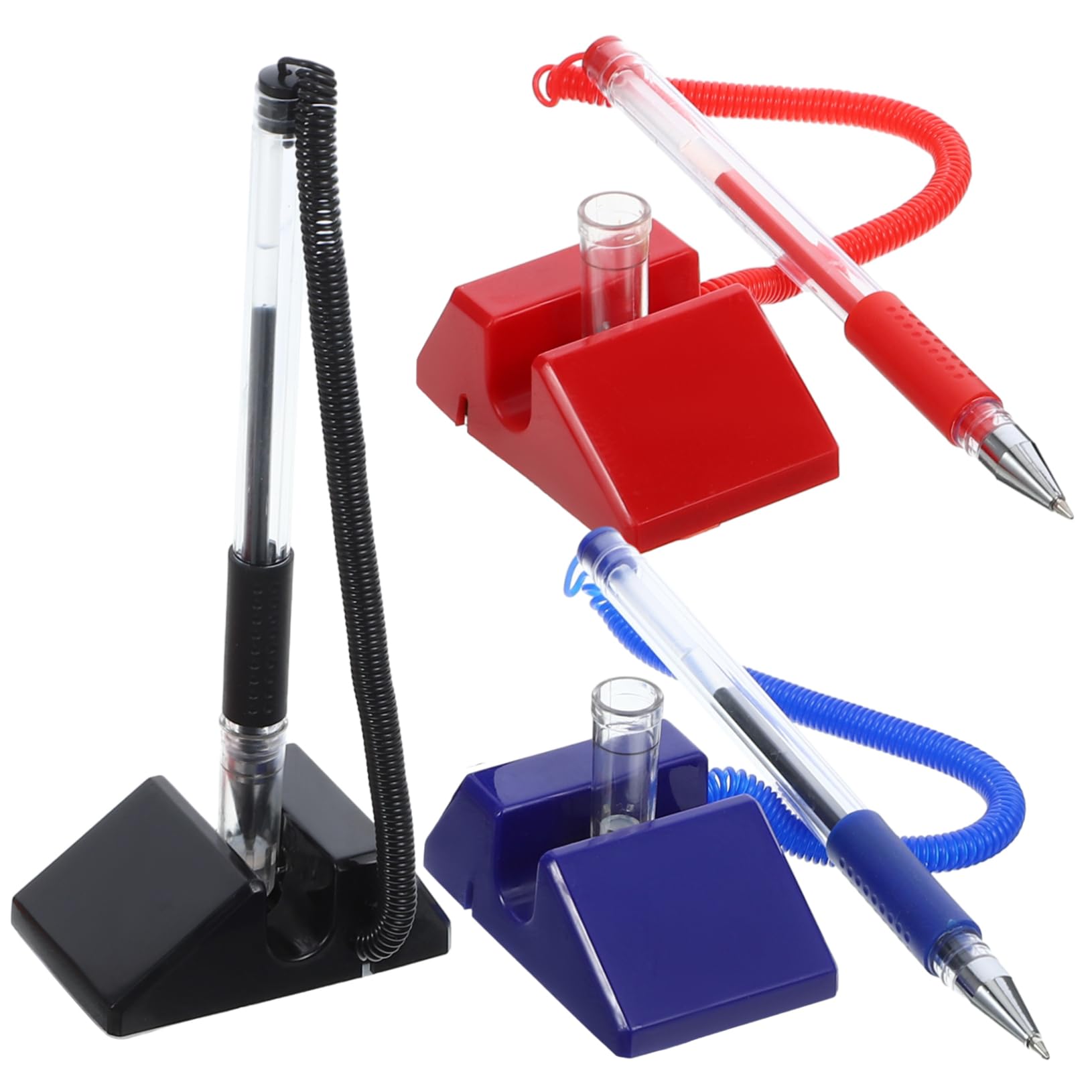 DOITOOL 5 Set Penne Scrivania Per Reception Penne Gel Per Uffici E Banche Scrittura 3 Pezzi * 5