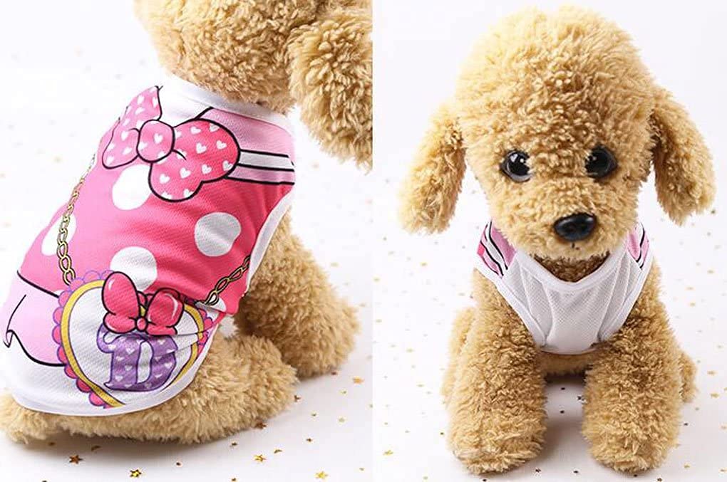 Amazon | 可愛い 通気性メッシュ小中型犬服Tシャツ スポーツ服 お散歩 