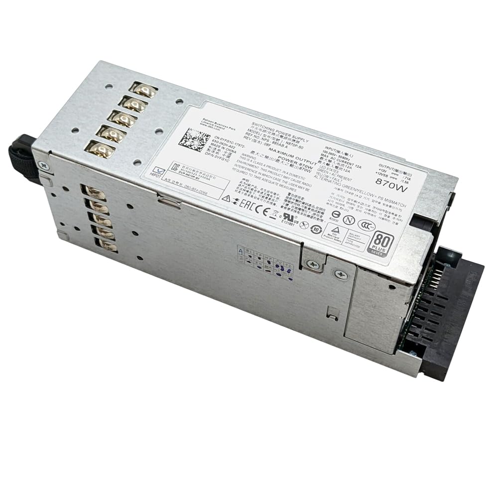 Fuente de alimentación NPS-885AB A N870P-S0 A870P-00 0YFG1C 7NVX8 D263K de 870 W para Dell PowerEdge T610 R710