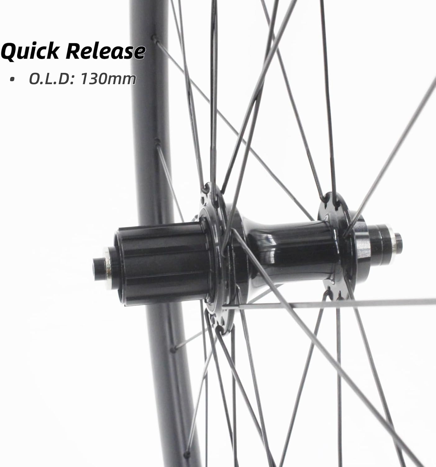 Road Bike Wheelset 700C Rim Brake, 40mm Depth Aluminum Alloy Wheels with Quick Release，Front 2 Rear 4 Sealed Bearing, 8-11 Speed Cassette Compatible