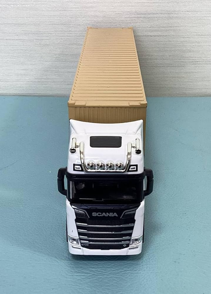 Amazon.co.jp: スカニア コンテナ トレーラー 150 MSC ホワイト