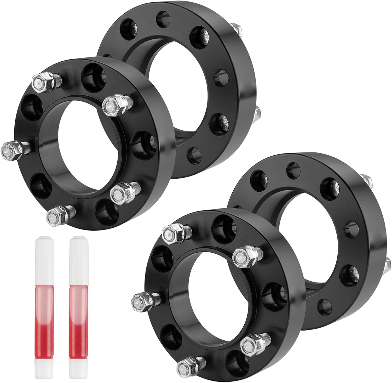 KAC 5x150 Hub Centric Wheel Spacer 1.5" for Tundra, Sequoia, LX570, Land Cruiser, M14x1.5 Studs & 110mm Hub Bore, 5 Lug Forged Tire Spacers, 4PCS