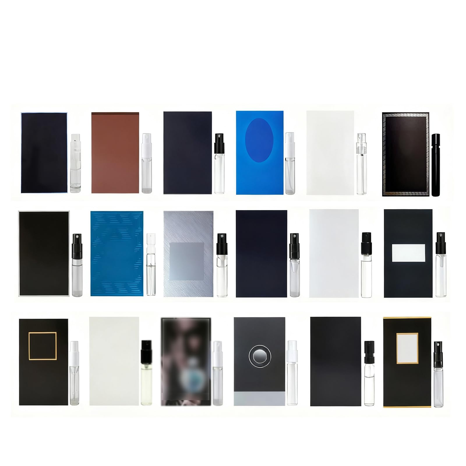 Vrears Men's Fragrance Brands Designer Perfume High End Cologne for Men Samples Set (18Samples)