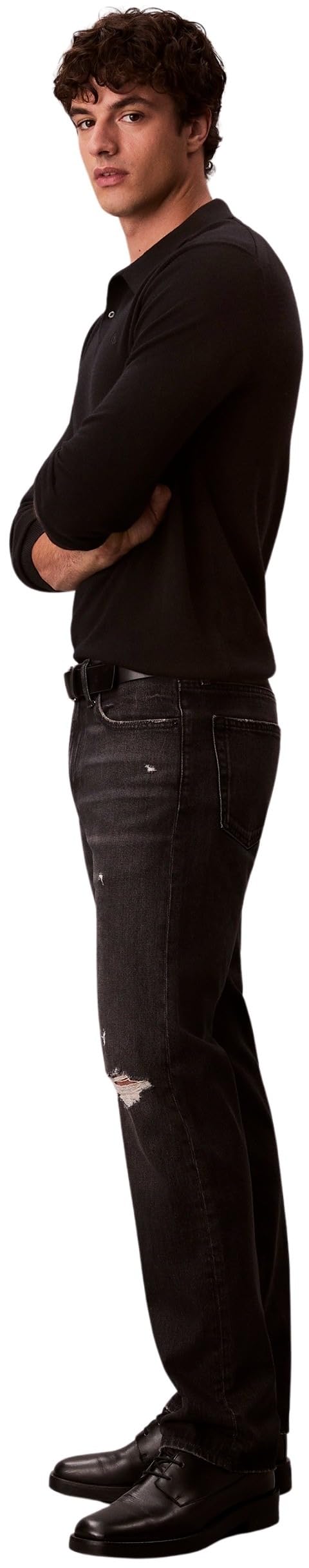 Calvin Klein Herren Jeans Stndrd Strght Washed Cinder Jean Lv04rd720g