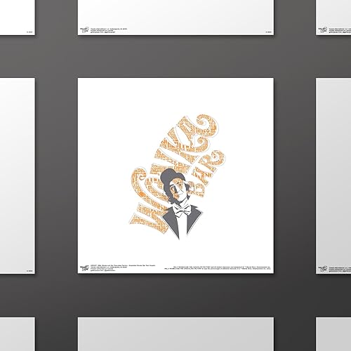 Miniatura 2 de Trends International Gallery Pops Willy Wonka and the Chocolate Factory - Póster ilustrado con texto de barra Wonka para pared, 12.00 x 12.00