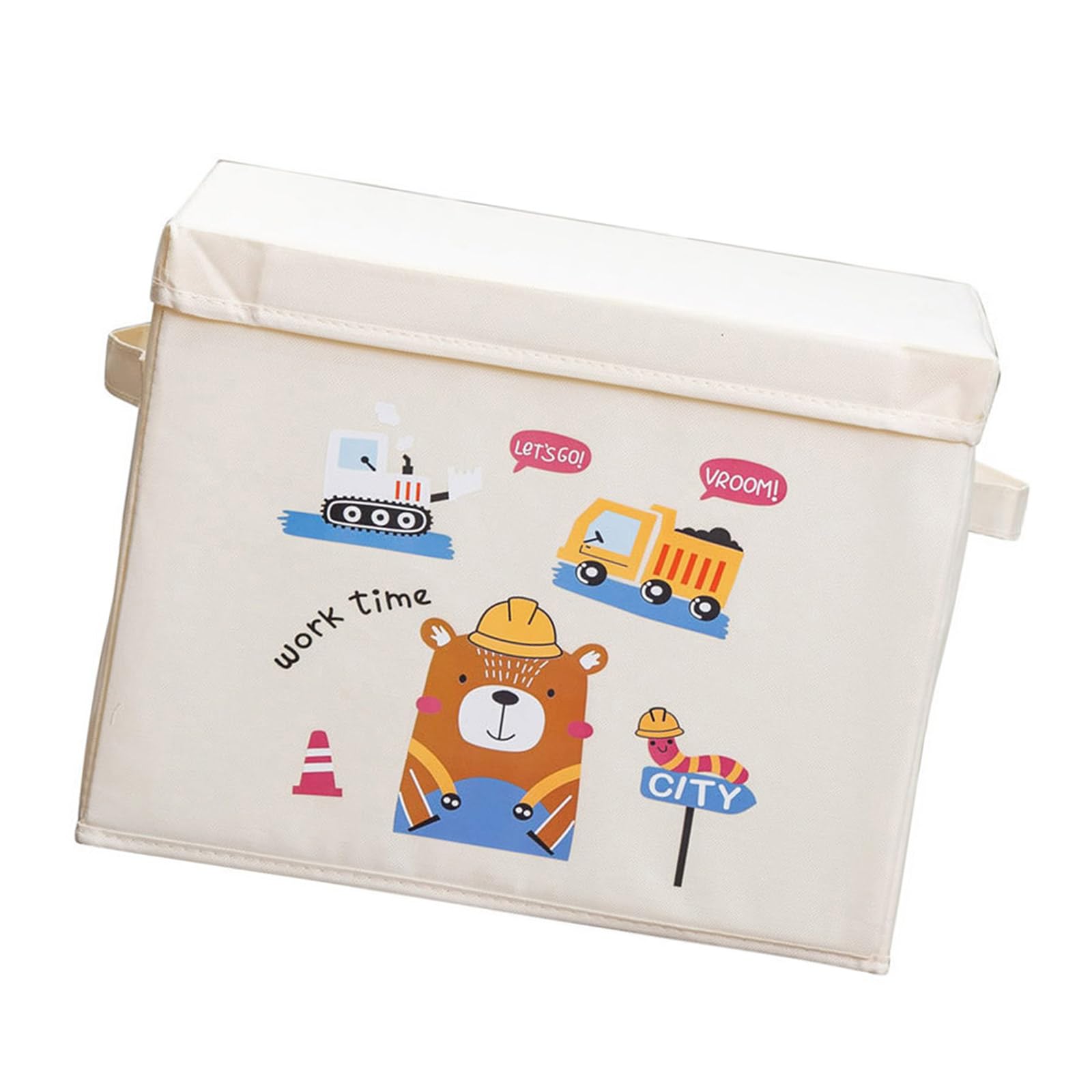 APGLSXY Portable Childrens Foldable Toy Box Organizers Kids Room Organization Storage Solution for Nursery Cubes Shelves Foldable Toy Box with Handles