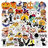 Non-Repeating Halloween Stickers, Halloween Party Favors,Vinyl Waterproof Holiday Party Stickers, Kids and Youth Adult Party Favors Gifts Crafts- Halloween Decorations