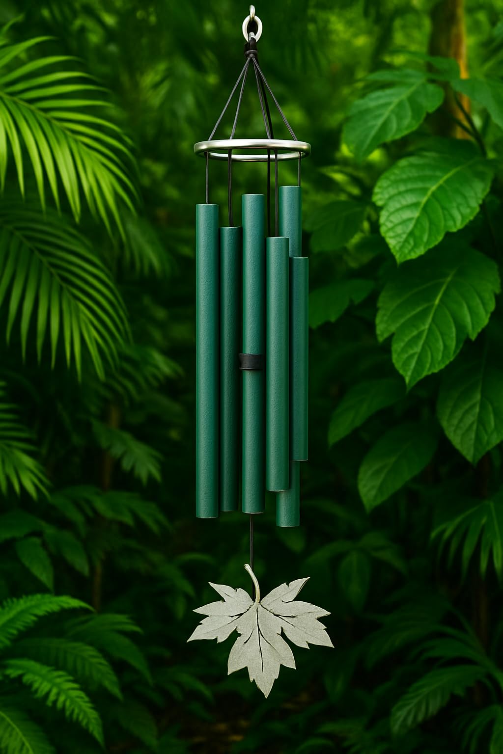 Paradigm Pictures 30.5 inch Big Wind Chimes for Home Balcony Positive Energy (Big Army Green Pipe)