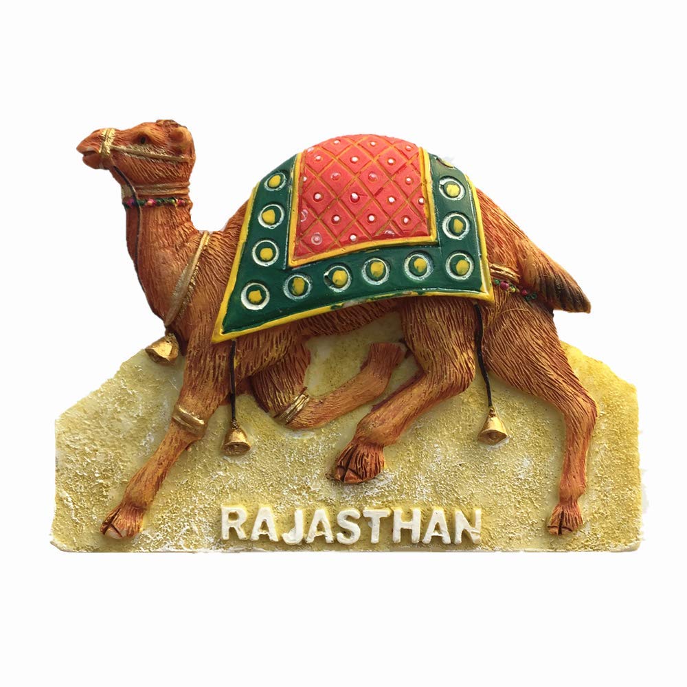 Rajasthan India 3D Fridge Magnet Travel Souvenir Gift, Home Kitchen Decoration Magnetic Sticker India Refrigerator Magnet Collection